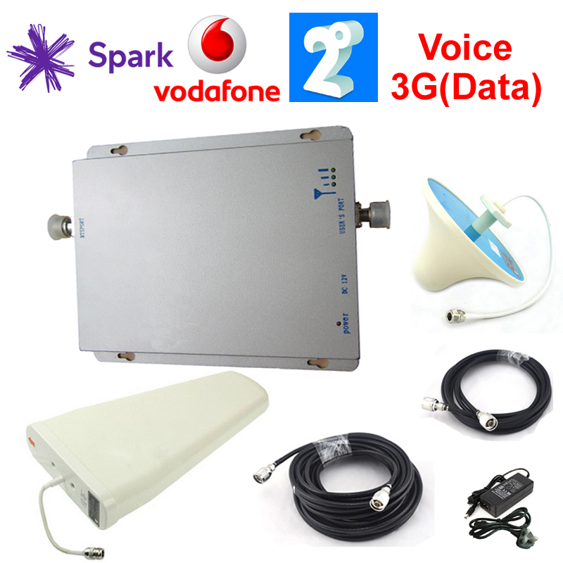 Spark/2Degrees/Vodafone Voice 3G Data -- 850/2100MHz Dual Band Signal Booster for 300sqm