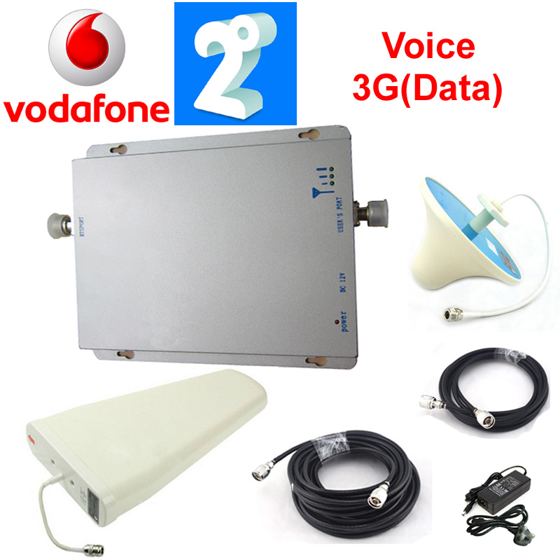 Vodafone/2Degrees Voice and 3G Data -- 900/2100MHz Dual Band Signal Booster for 300sqm