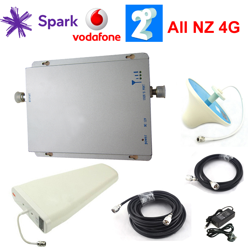 Spark/2 Degrees/Vodafone all NZ 4G -- 700/1800MHz Dual Band Signal Booster for 300sqm