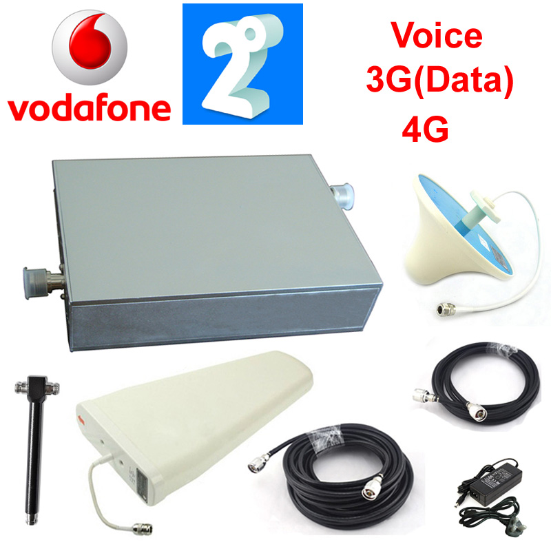 Vodafone/2Degrees Voice 3G Data and 4G -- 900/1800/2100MHz Triband Signal Booster for 1000sqm